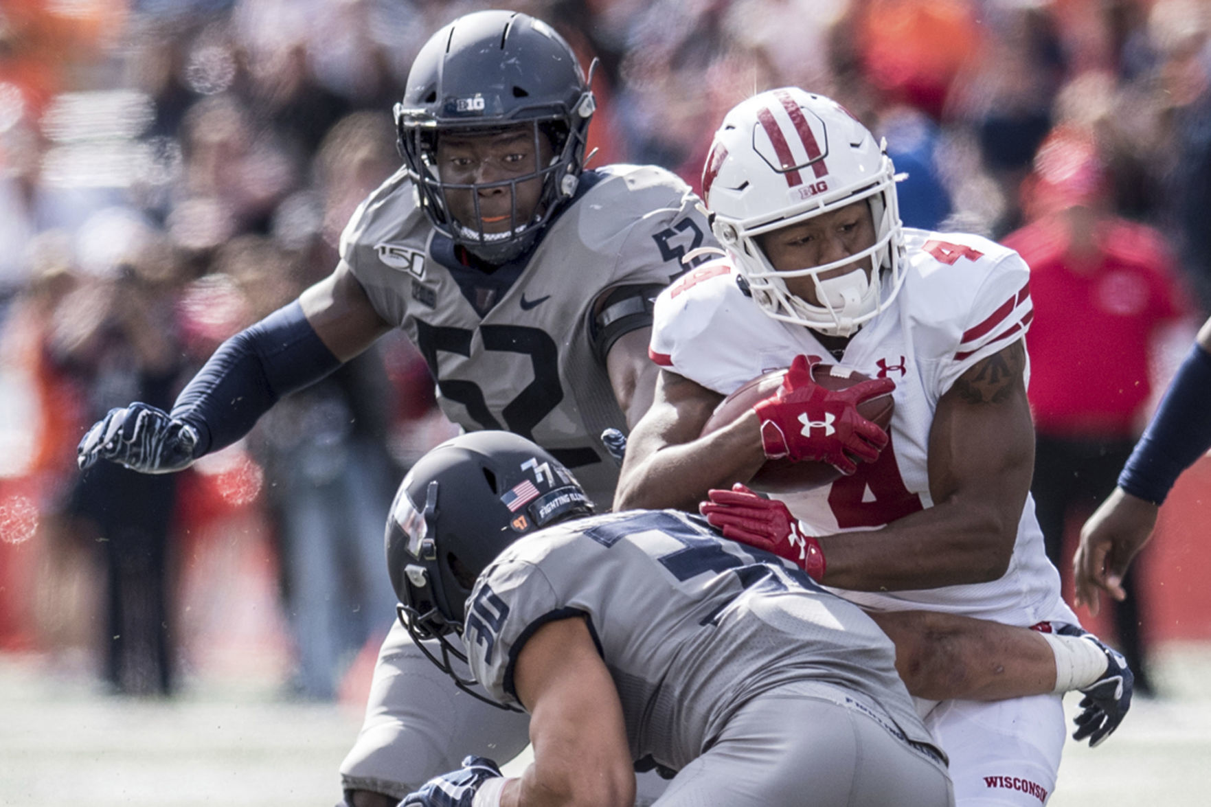 Fighting Illini 24, Badgers 23